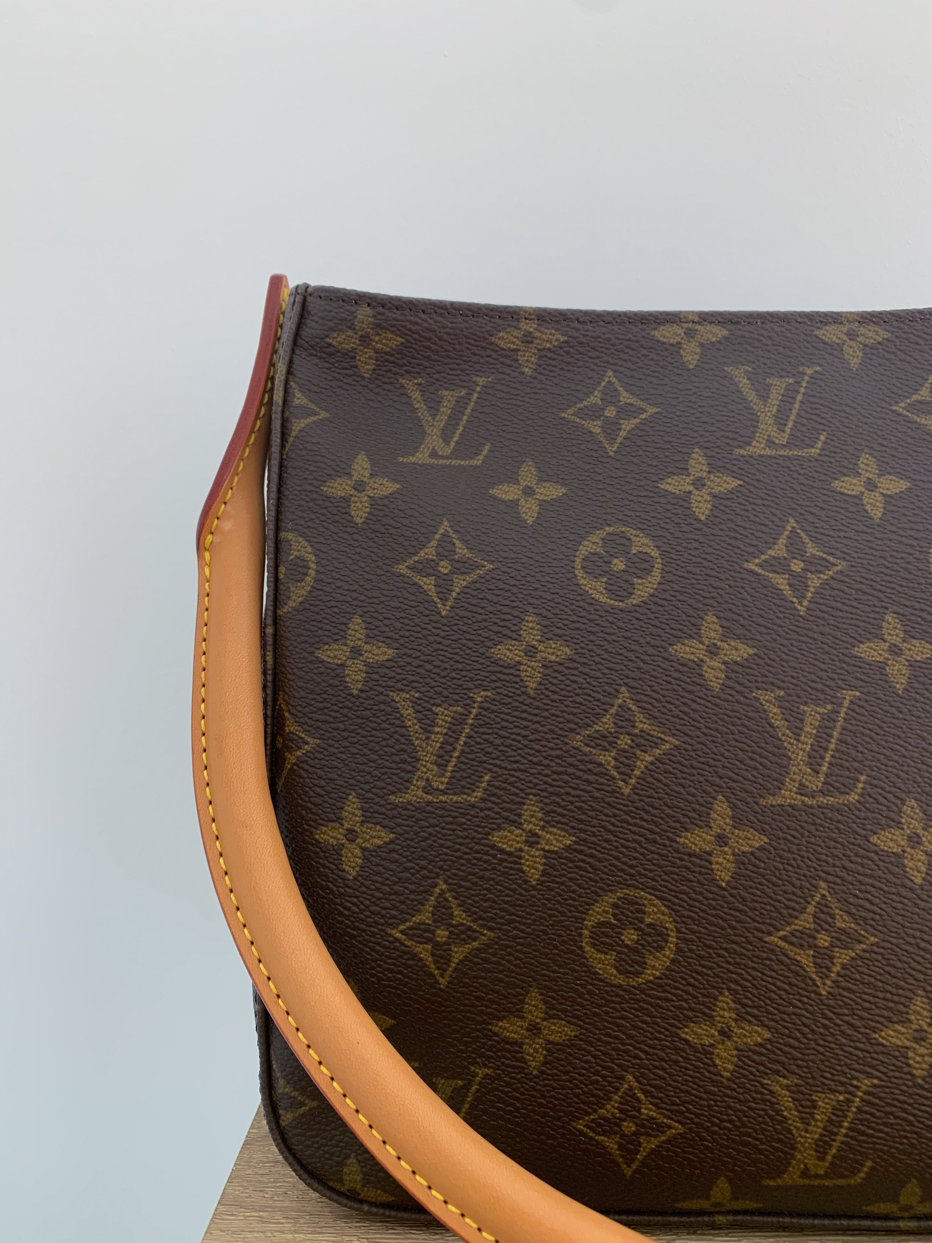Louis Vuitton  Brown Monogram Looping Shoulder Bag  VSP Consignment