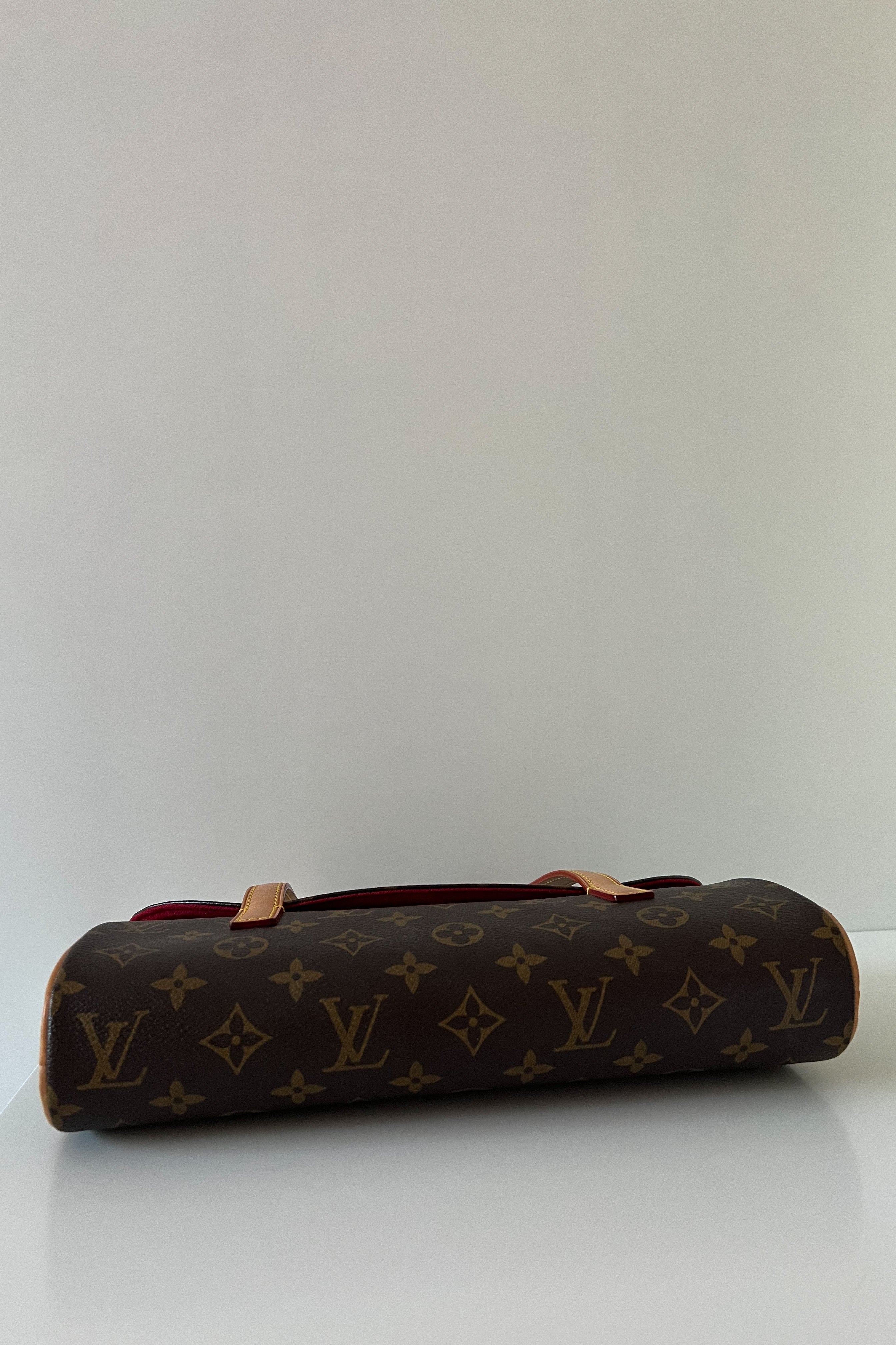 Shop for Louis Vuitton Monogram Canvas Leather Sonatine Bag